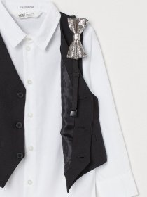 Жилет H&M модель 0830170_чорний Фото