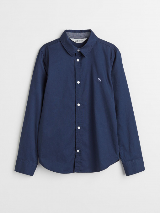 Рубашка H&M модель 0688464_синій Фото