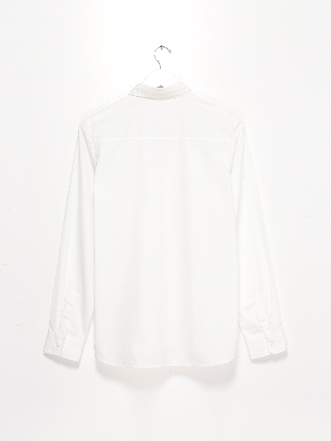 Рубашка H&M модель 0754344_білий з чорним Фото