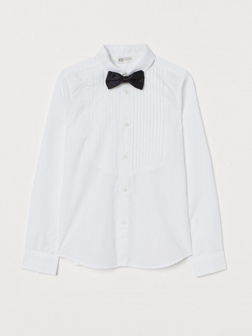 Рубашка H&M модель 0801128_білий_набір Фото