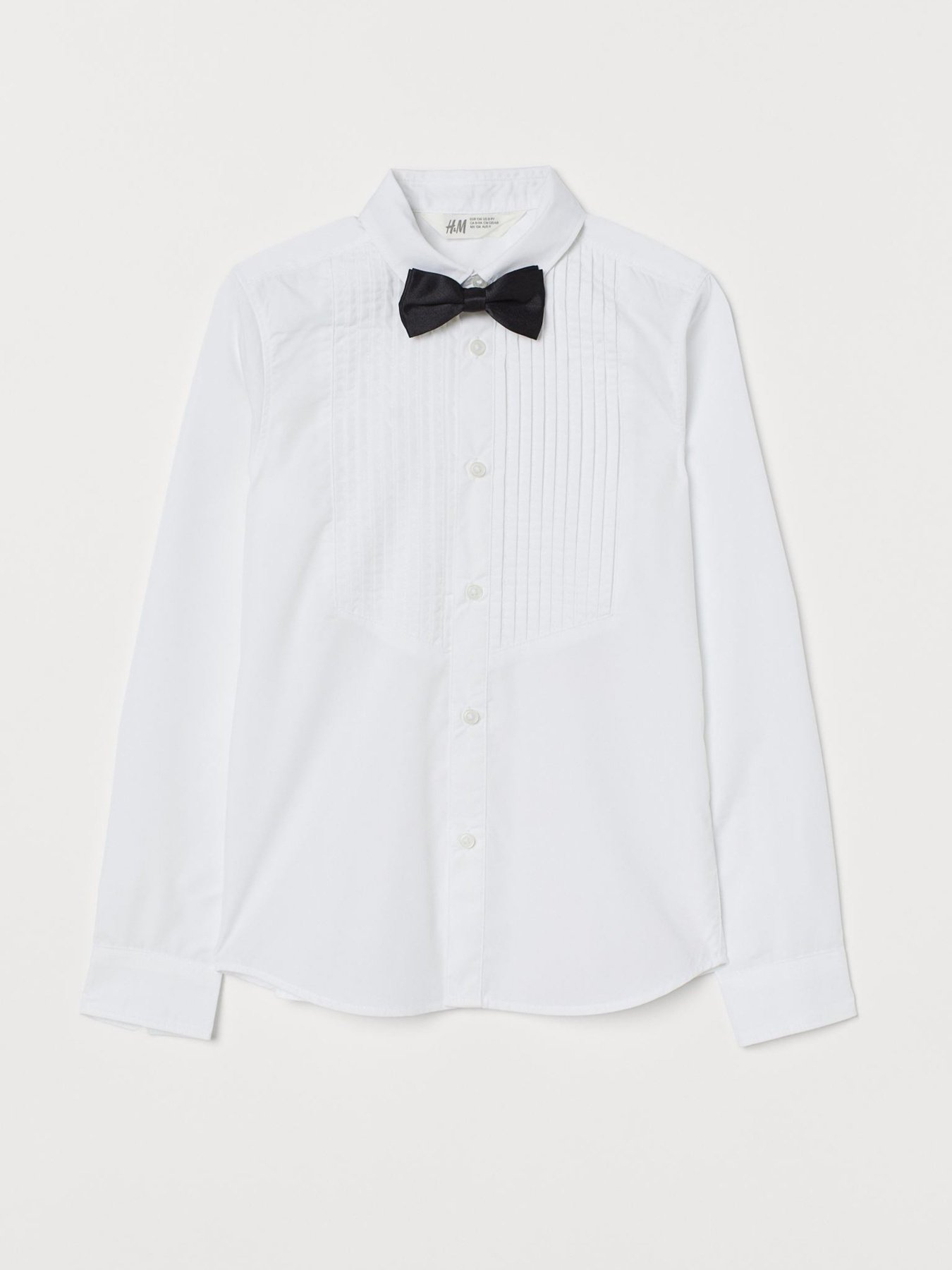 Сорочка повсякденна H&M модель 0801128_білий_набір Сорочка повсякденна H&M модель 0801128_білий_набір Фото