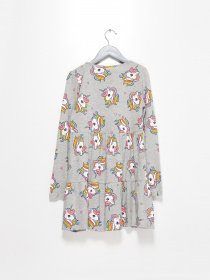 Сукня міні H&M модель 0912312_сірий комб. Сукня міні H&M модель 0912312_сірий комб. Фото