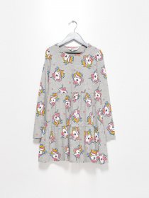 Сукня міні H&M модель 0912312_сірий комб. Сукня міні H&M модель 0912312_сірий комб. Фото