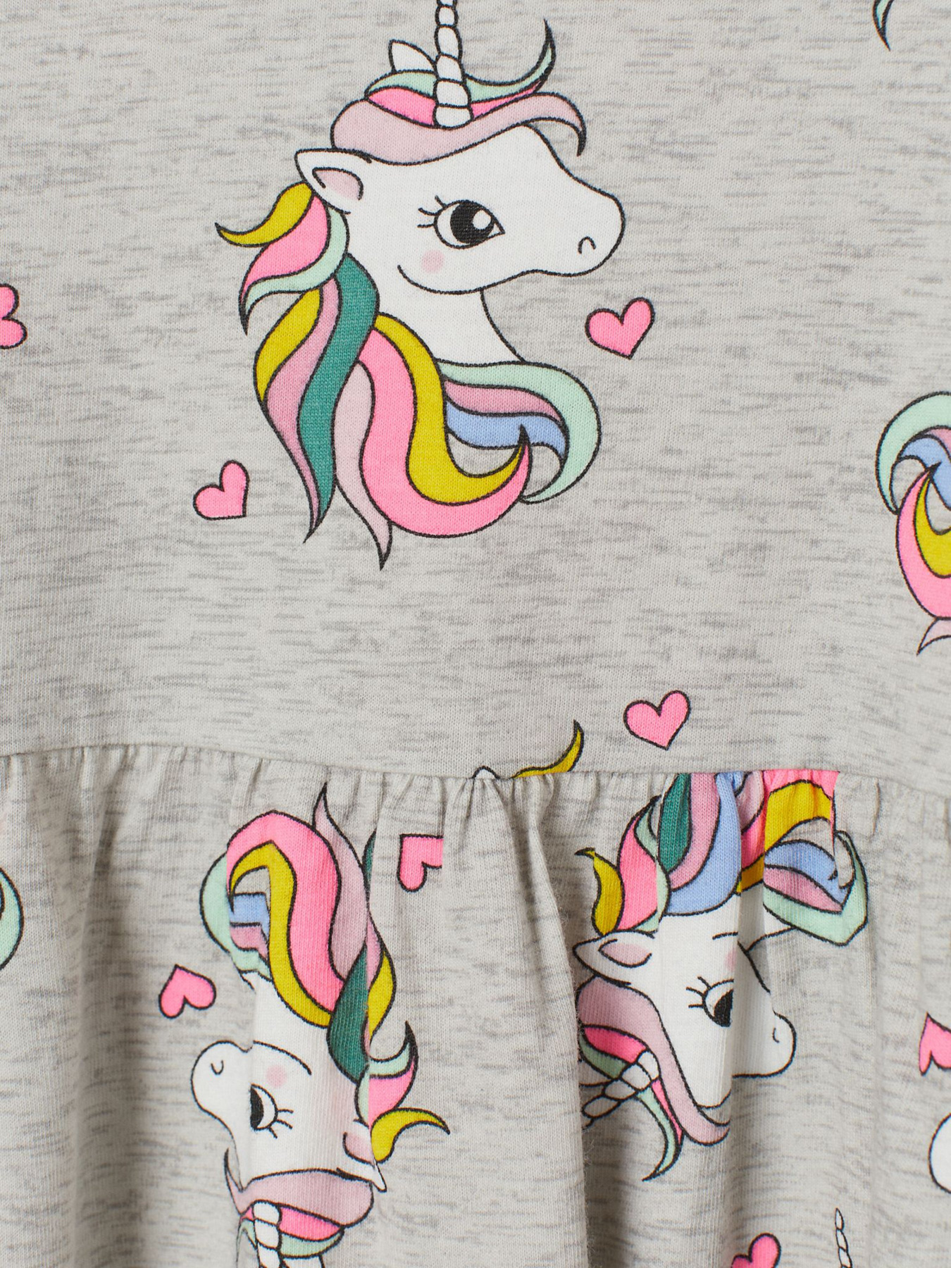 Платье мини H&M модель 0806201_сірий комб. Фото