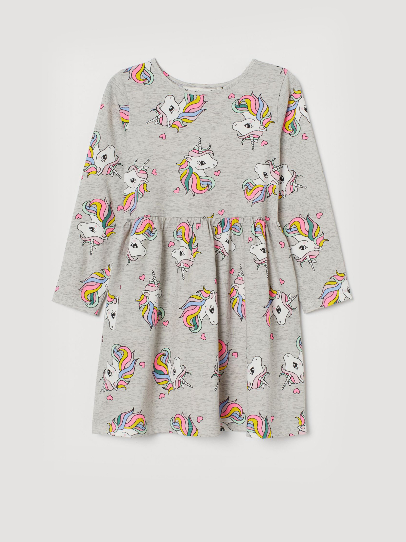 Платье мини H&M модель 0806201_сірий комб. Фото