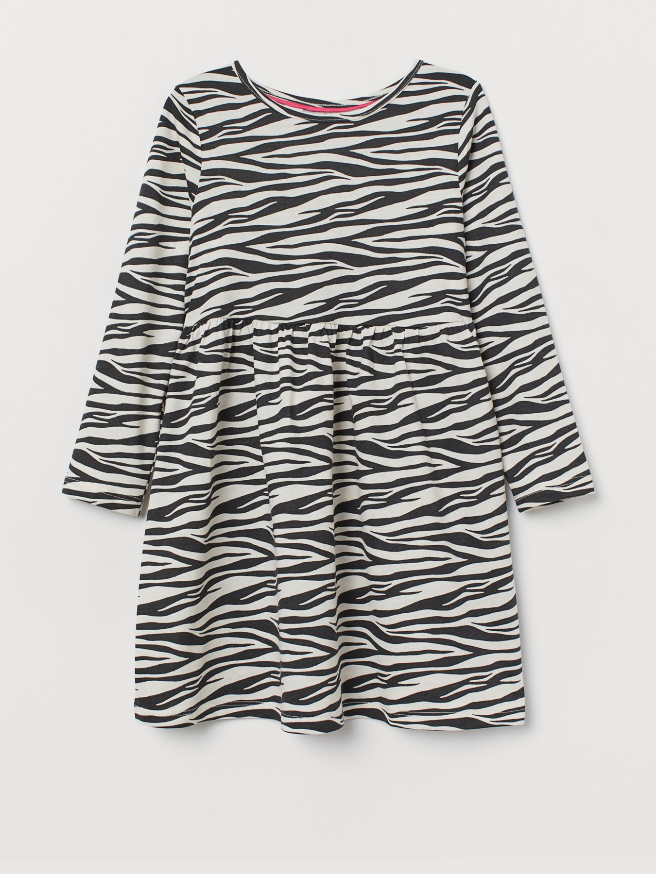 Платье мини H&M модель 0739672_сірий комб. Фото