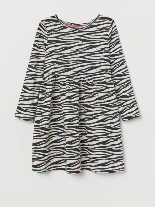 Платье мини H&M модель 0739672_сірий комб. Фото