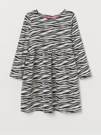 Платье мини H&M модель 0739672_сірий комб. Платье мини H&M модель 0739672_сірий комб. Фото