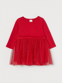 Платье мини H&M модель 0873109_червоний Фото