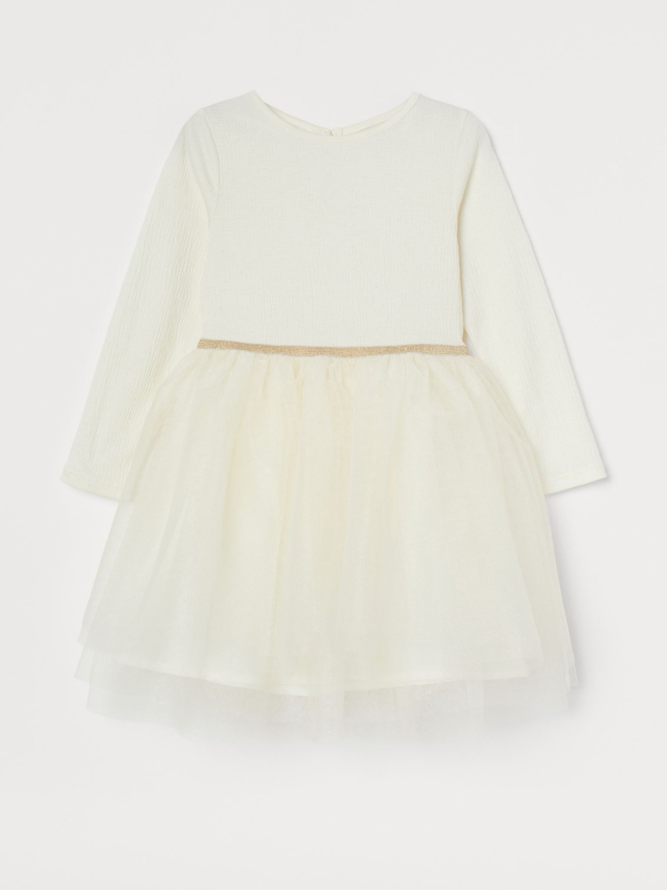 Платье мини H&M модель 0887930_молочний Фото