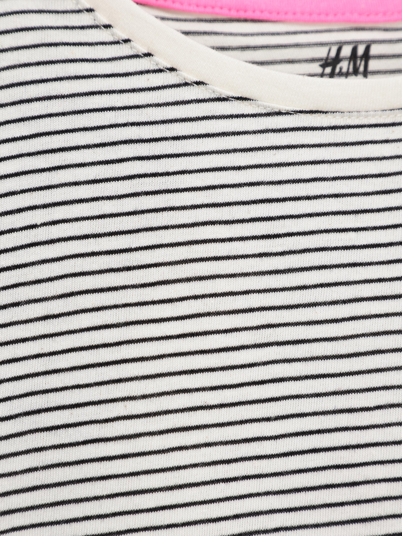 Лонгслив H&M модель 0411930_білий комб. Лонгслив H&M модель 0411930_білий комб. Фото