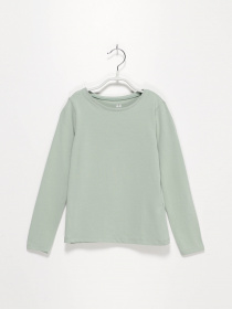 Лонгслив H&M модель 0678157_с.зелений Фото