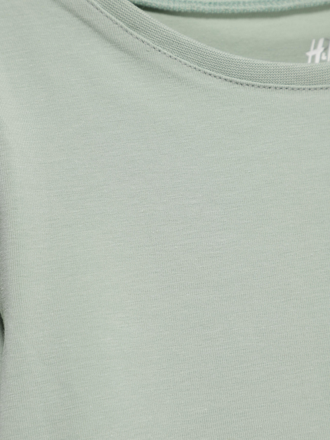 Лонгслів H&M модель 0678157_с.зелений Фото