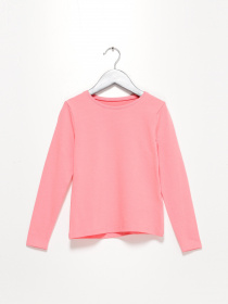 Лонгслів H&M модель 0678157_рожевий Фото