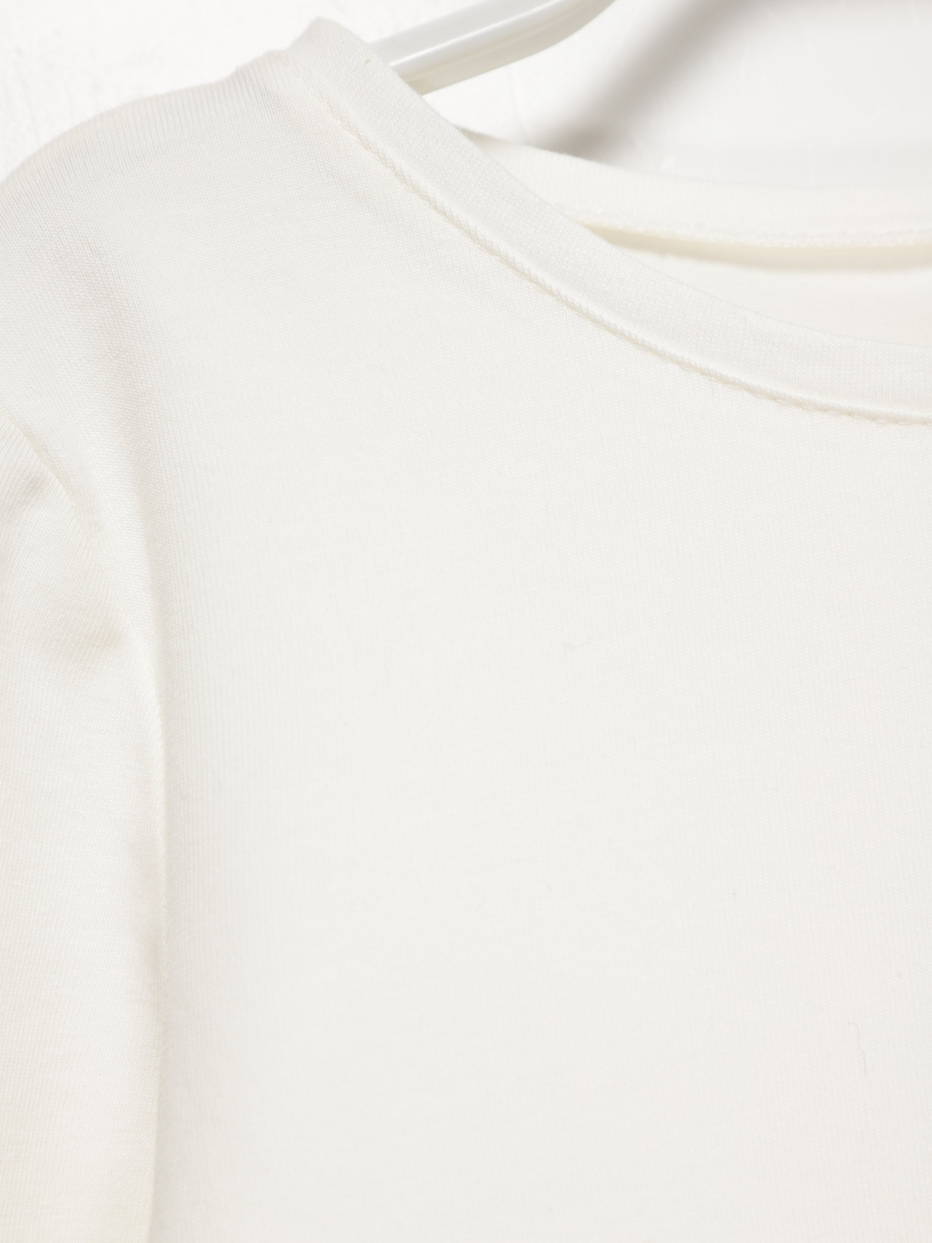 Лонгслив H&M модель 0678157_білий Фото