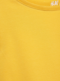 Лонгслив H&M модель 0678157_жовтий Фото