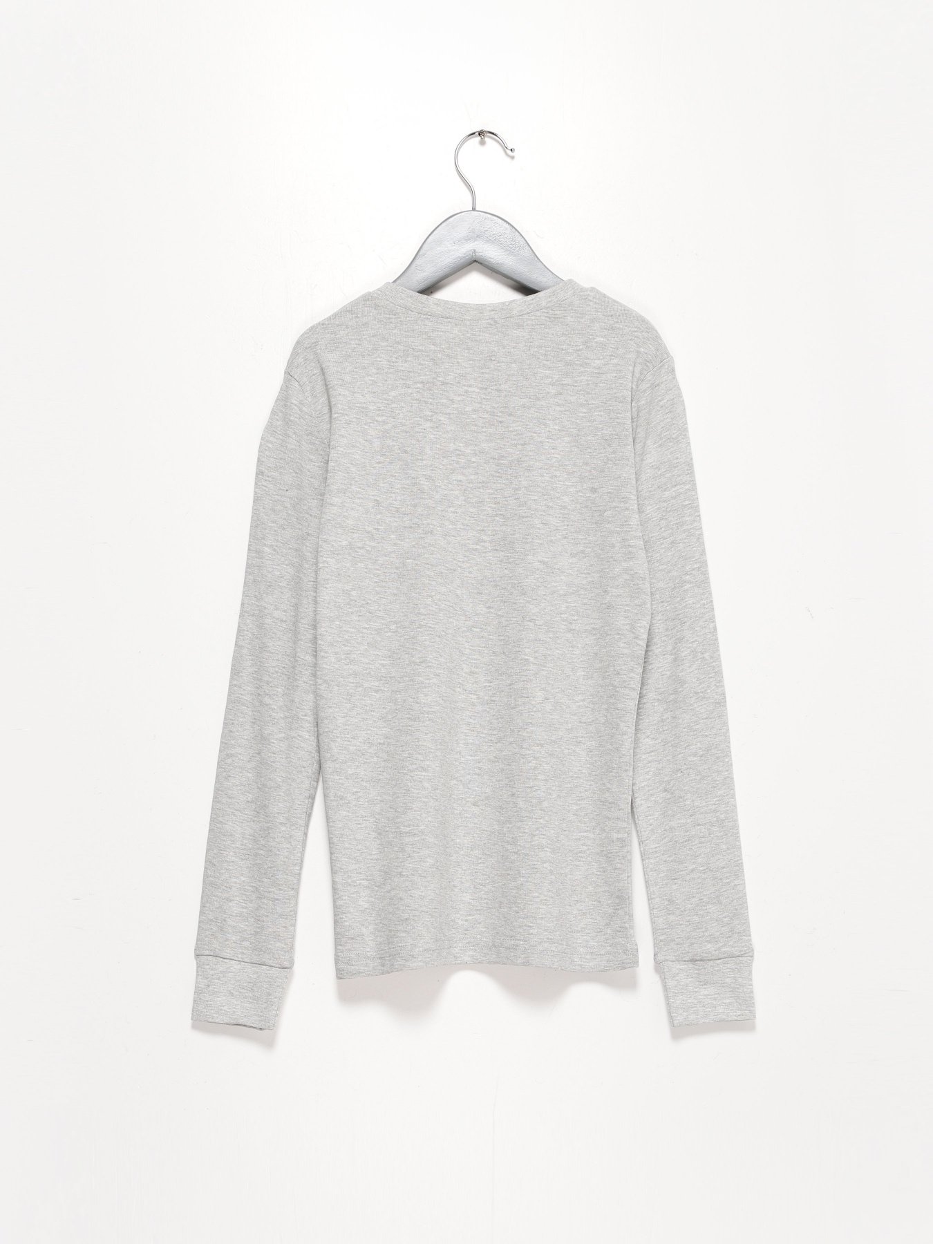 Лонгслив H&M модель 0683639_сірий Фото