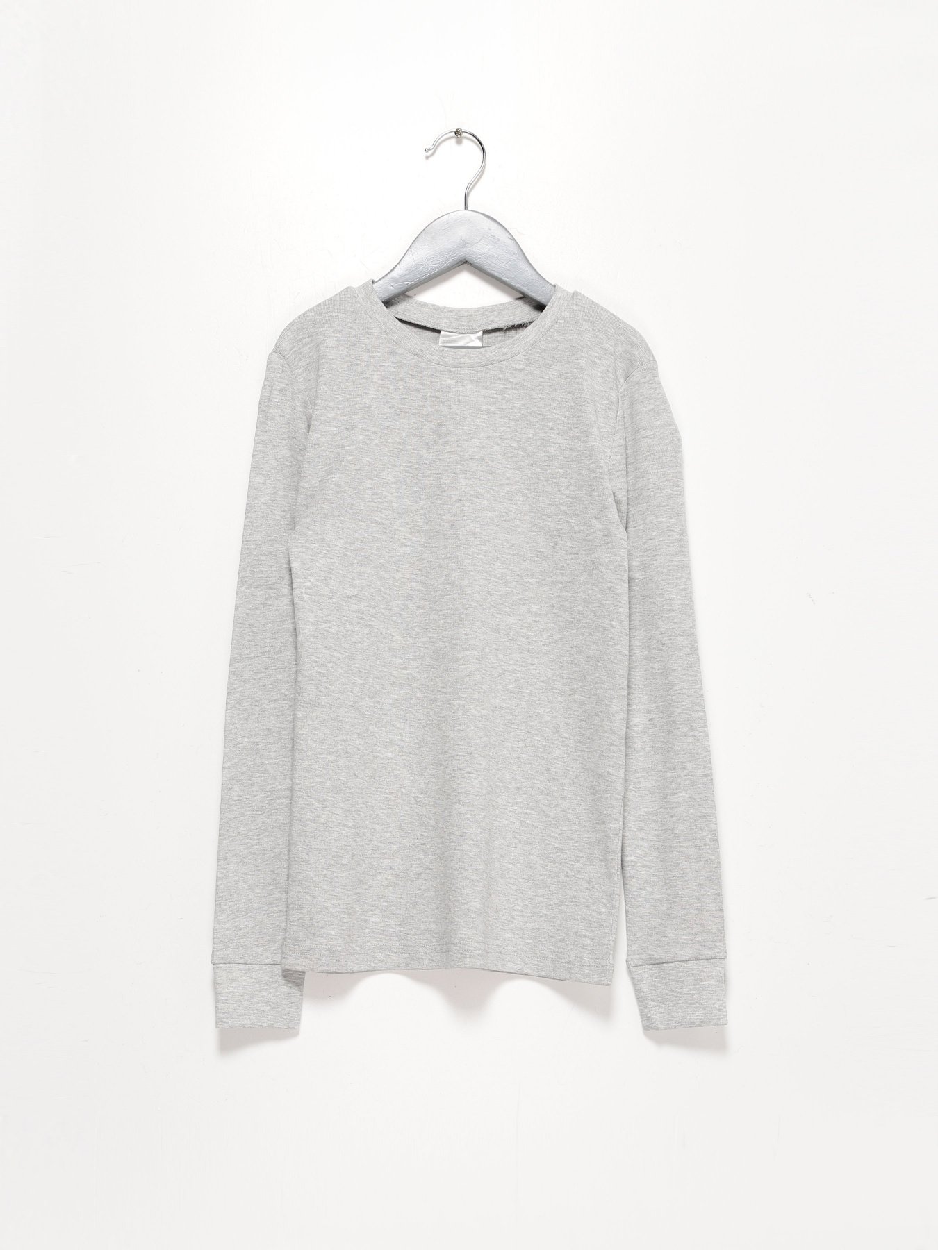 Лонгслів H&M модель 0683639_сірий Фото