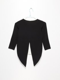 Лонгслив H&M модель 0808966_чорний з білим Фото