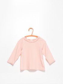Лонгслів H&M модель 0865787_с.рожевий Фото