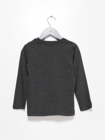 Лонгслів H&M модель 0749175_т.сірий Фото