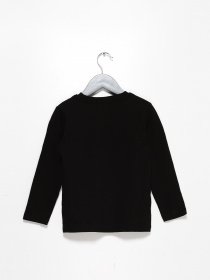 Лонгслів H&M модель 0749175_чорний Фото