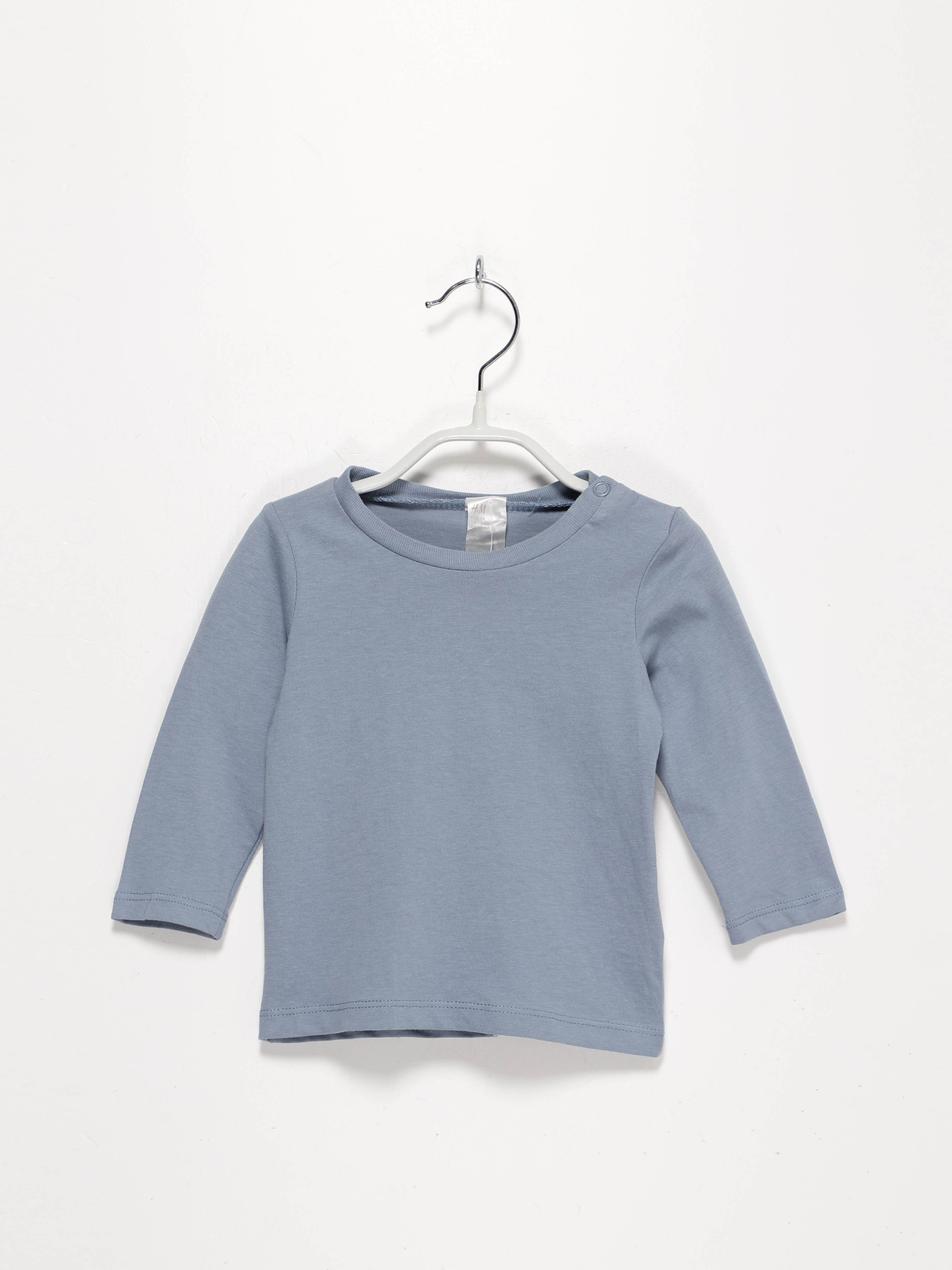 Лонгслив H&M модель 0818086_синій Фото