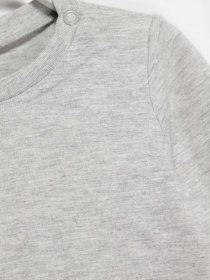 Лонгслив H&M модель 0818086_сірий Фото