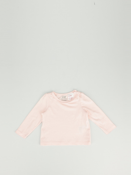 Лонгслив H&M модель 0608941_с.рожевий Фото