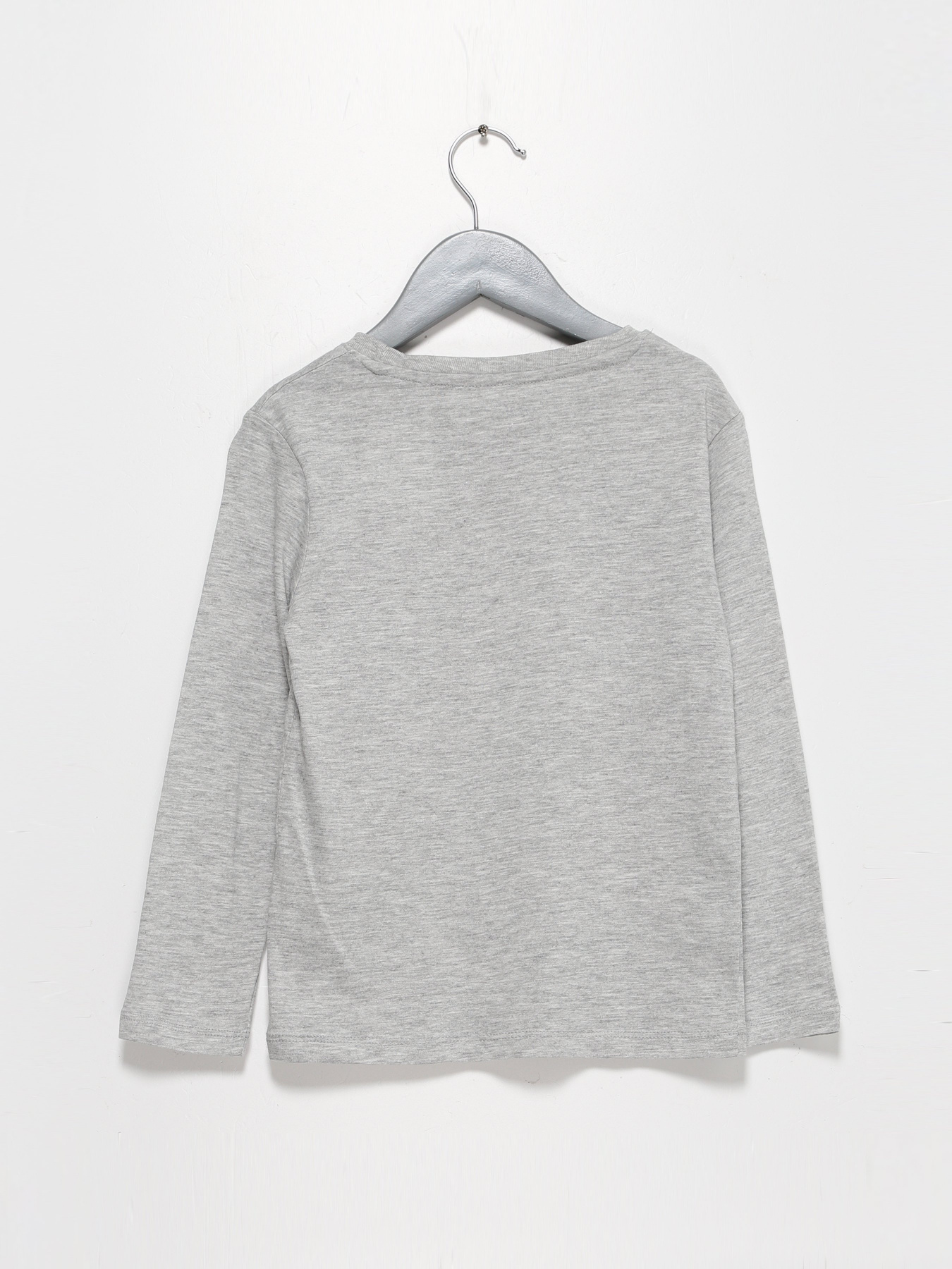 Лонгслив H&M модель 0503569_с.сірий Фото