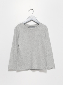 Лонгслив H&M модель 0503569_с.сірий Фото