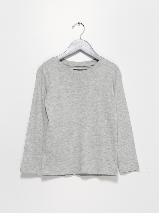 Лонгслив H&M модель 0503569_с.сірий Фото