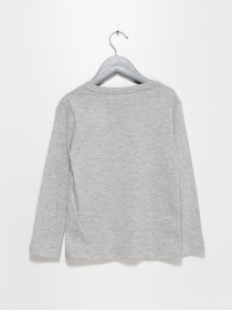 Лонгслів H&M модель 0503569_с.сірий Фото