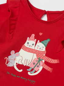 Комплект для немовлят H&M модель 0865790_червоний комб. Фото