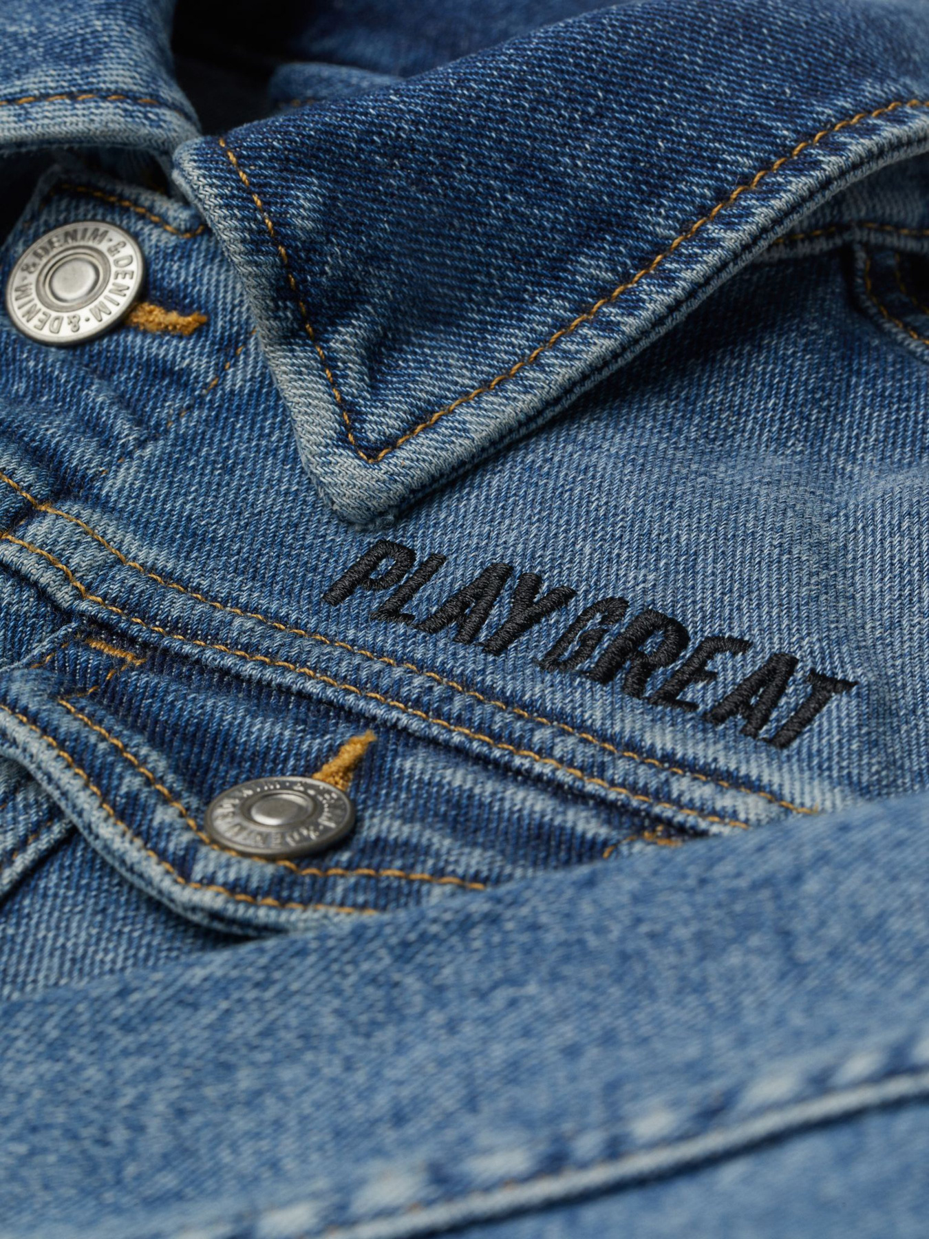 Джинсовая куртка H&M модель 0839939_синій комб. Фото