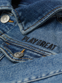 Джинсовая куртка H&M модель 0839939_синій комб. Фото