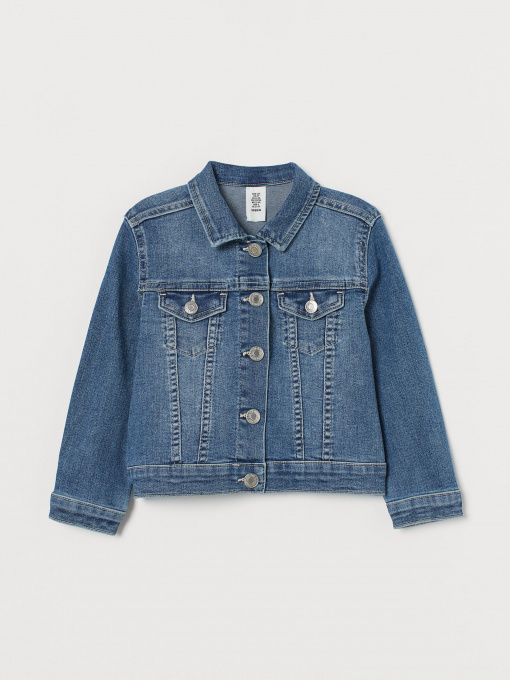 Джинсовая куртка H&M модель 0739863_синій Фото
