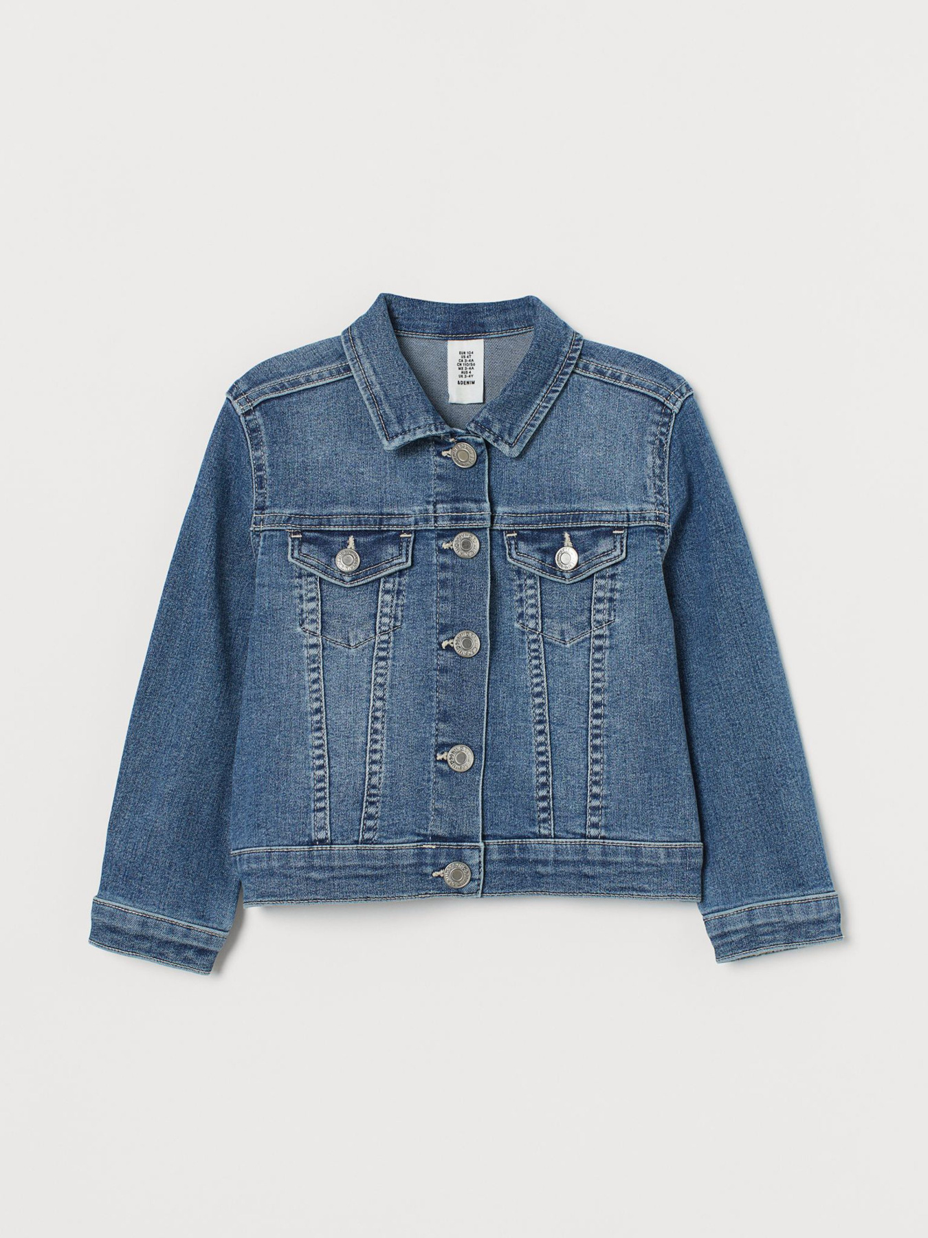 Джинсова куртка H&M модель 0739863_синій Фото