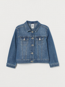 Джинсова куртка H&M модель 0739863_синій Фото