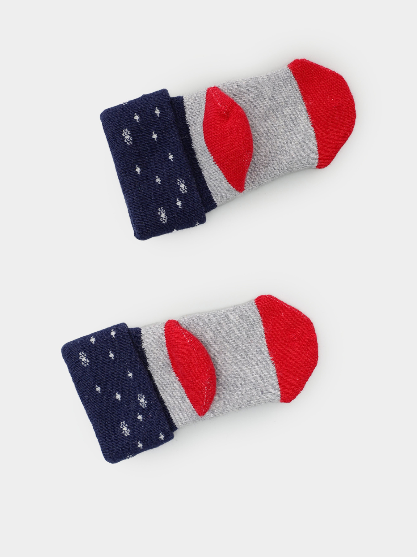 Носки и гольфы H&M модель 0309205_сірий комб. Фото