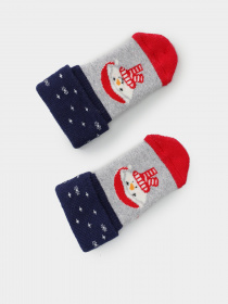 Носки и гольфы H&M модель 0309205_сірий комб. Фото