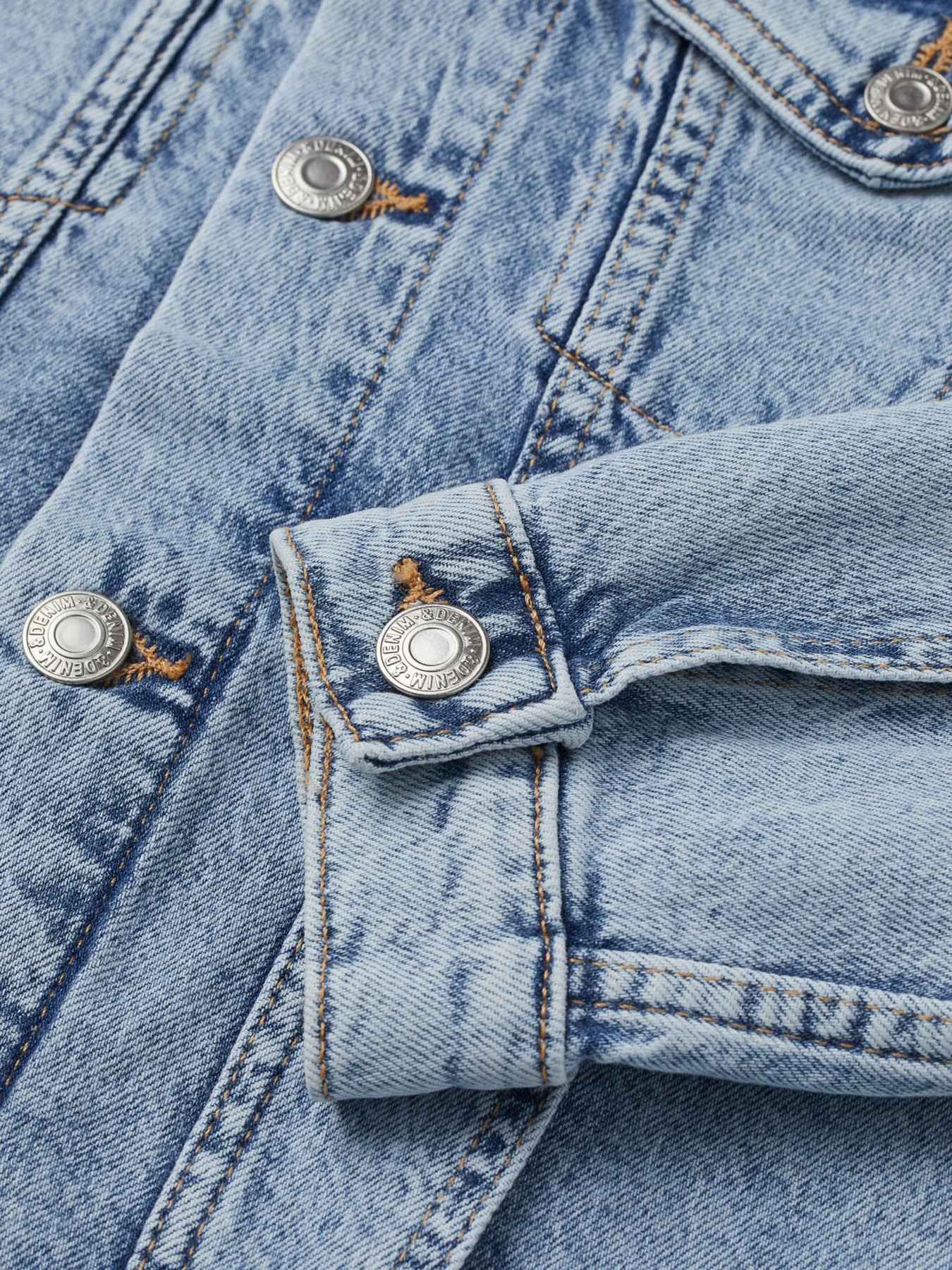 Джинсовая куртка H&M модель 0928697_с.синій Фото