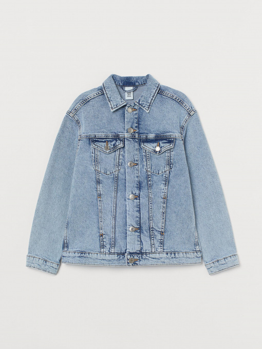 Джинсовая куртка H&M модель 0928697_с.синій Фото