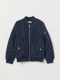 Демісезонна куртка H&M модель 0686707_т.синій Фото