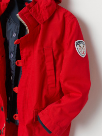 Парка H&M модель 0625193_червоний Фото