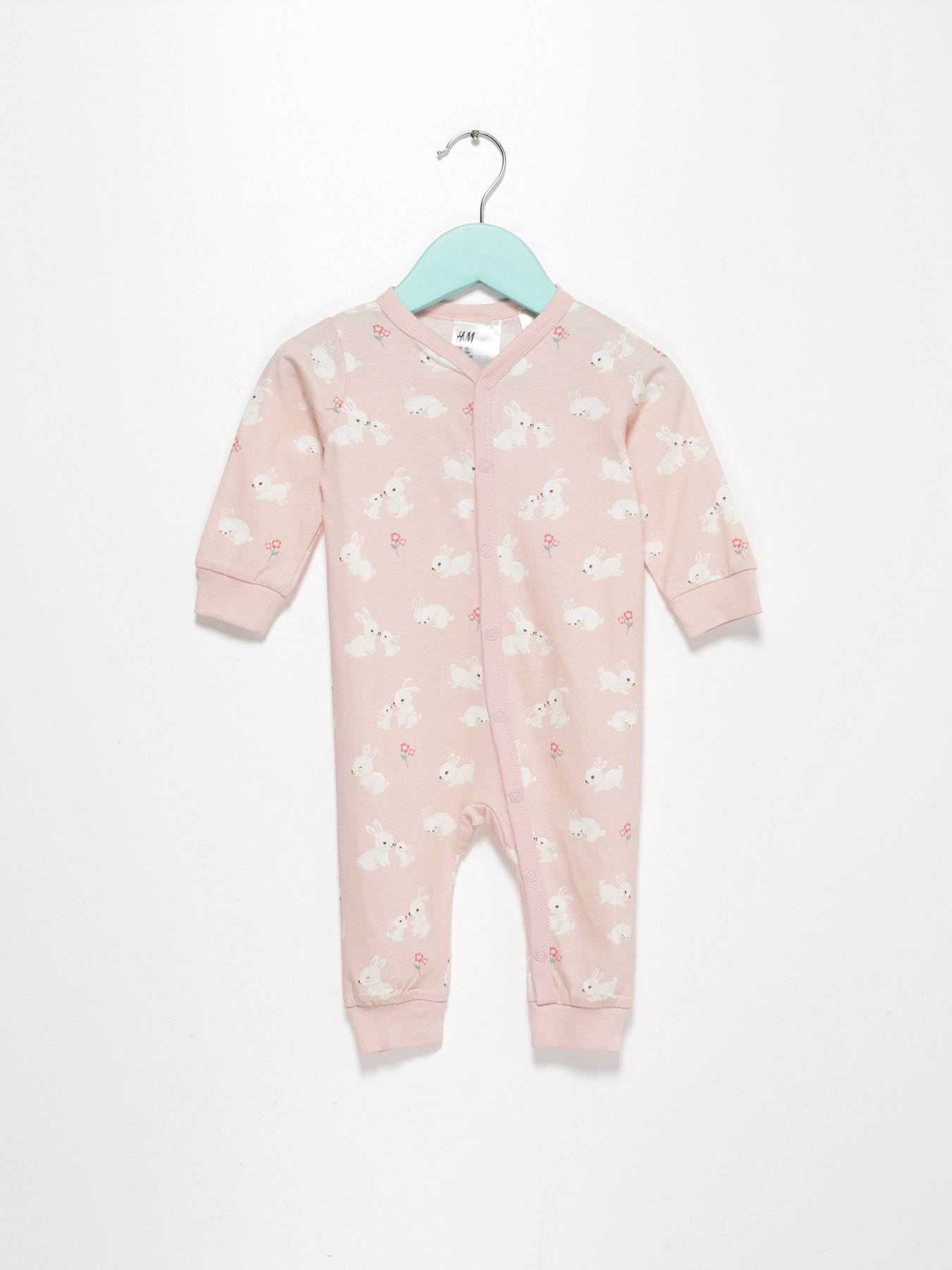 Боди для младенцев H&M модель 0769102_с.персиковий комб. Фото