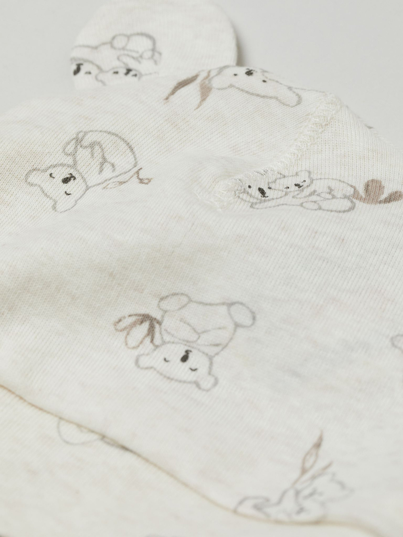 Боді для немовлят H&M модель 0814299_білий з сірим Фото