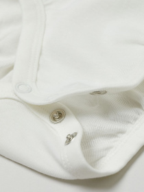 Боді для немовлят H&M модель 0814299_білий з сірим Фото