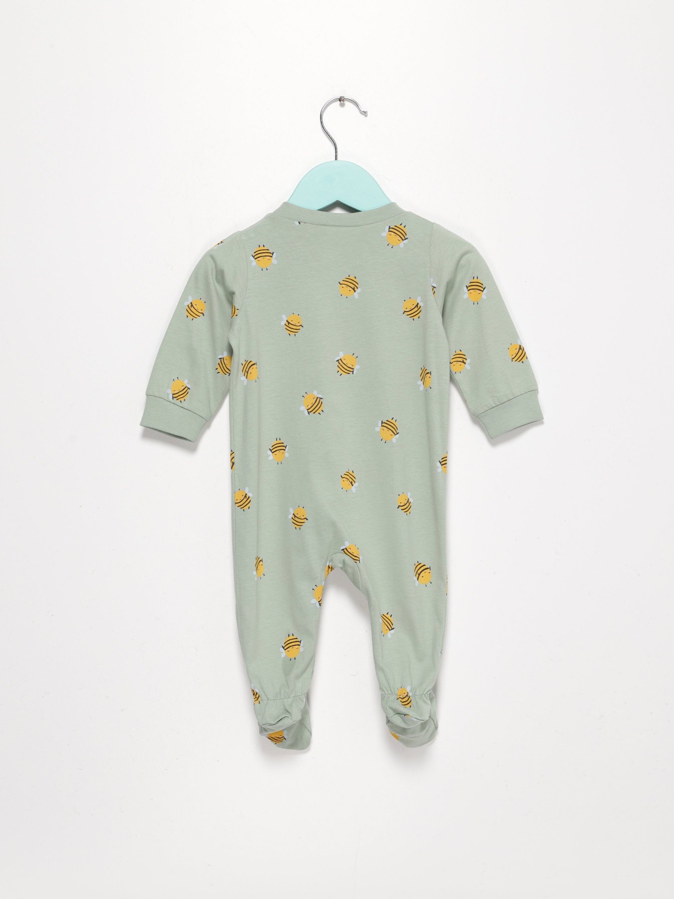 Боди для младенцев H&M модель 0310091_с.зелений комб. Фото