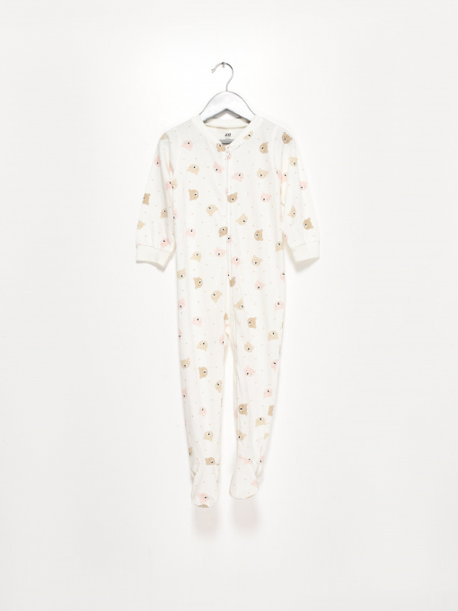 Боди для младенцев H&M модель 0310091_білий комб. Фото